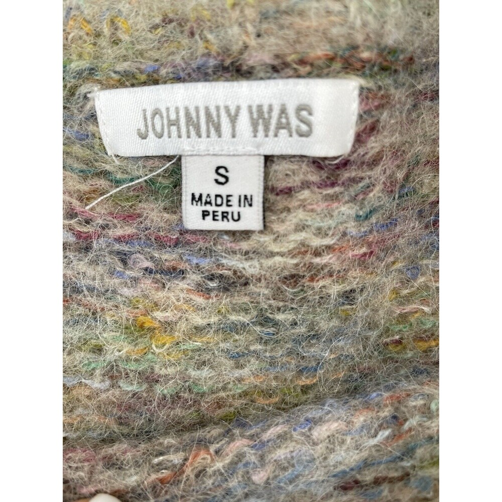 Johnny Was Pullover Sweater 100% Alpaca Size Small - Picture 3 of 9